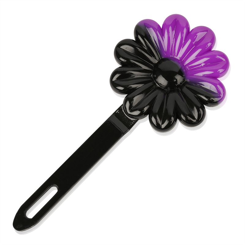 Joy Daisy Barrettes 12ct Black & Purple Joy