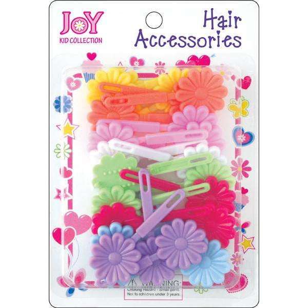 Joy Hair Barrettes 10Ct Rainbow Pastel Colors Joy
