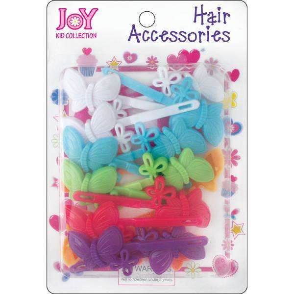 Joy Hair Barrettes Assorted Butterfly Joy