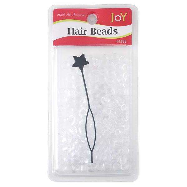 Annie International:Joy Round Beads Regular Size 200Ct Clear