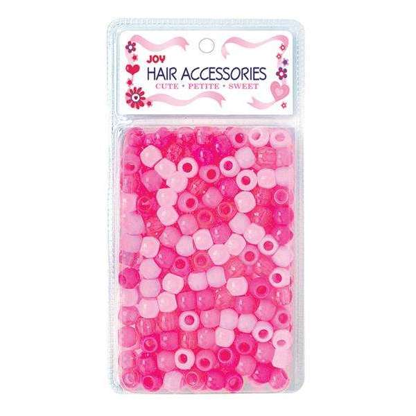 Annie International:Joy Large Hair Beads 240Ct Pink Asst