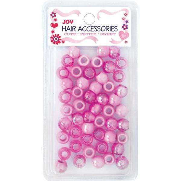 Annie International:Joy Large Hair Beads 50Ct Pink Pearl