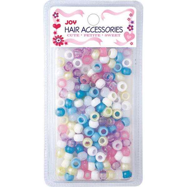 Joy Round Plastic Beads Large Size 50ct Clear Color