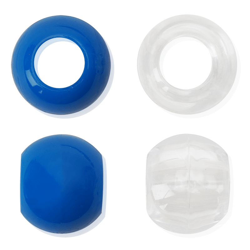 Joy Round Plastic Beads XX-Large Blue Beads Joy