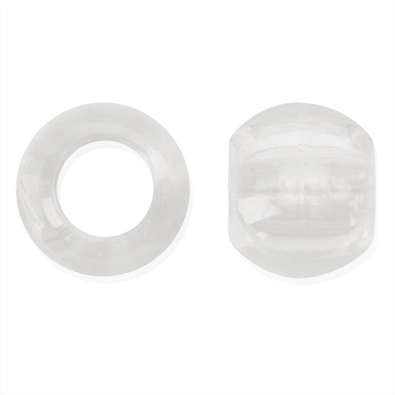 Joy Round Plastic Beads XX-Large Clear Beads Joy