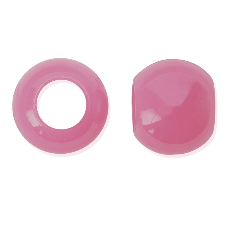 Joy XX-Large Glow In the Dark Hair Beads Pink Beads Joy