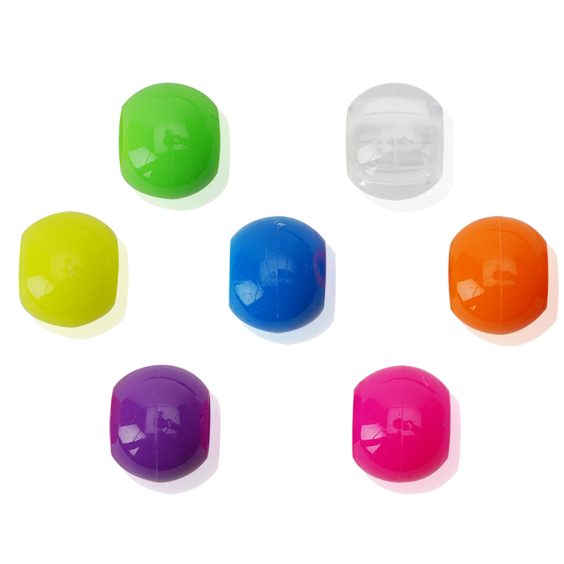 Joy Round Plastic Beads XX-Large Neon Mix Beads Joy