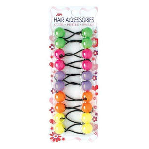 
                  
                    Load image into Gallery viewer, Joy Twin Beads Ponytailers 10Ct Asst Color Ponytailers Joy   
                  
                