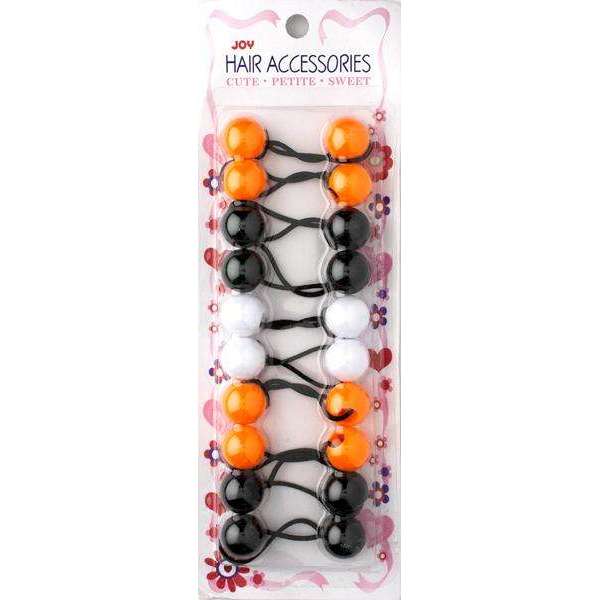 Joy Twin Beads Ponytailers 10Ct Asst Color Ponytailers Joy