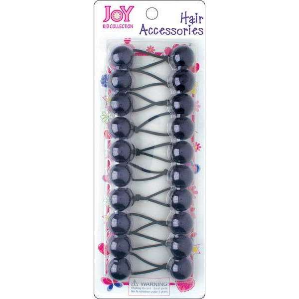 Joy Twin Beads Ponytailers 10Ct Navy Blue Ponytailers Joy