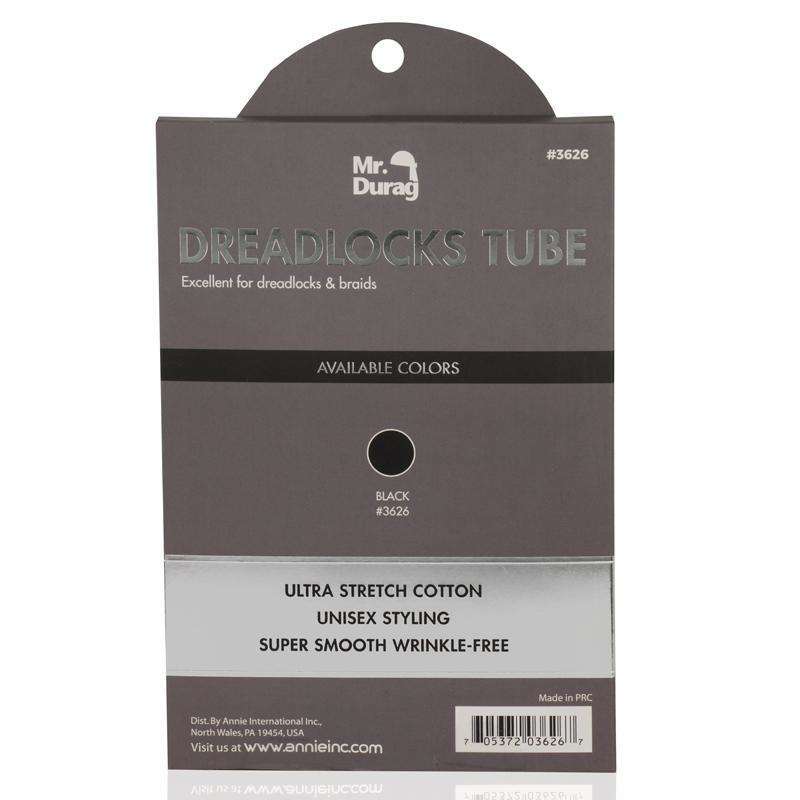 Annie International:Mr. Durag Dreadlock Tube Black