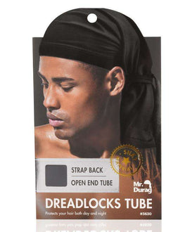 Mr. Durag Dreadlocks Tube With Strap Black