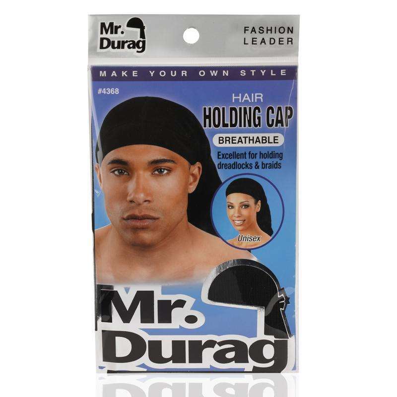 Annie International:Mr. Durag Men's Satin Hair Holding Cap Asst Color:Black