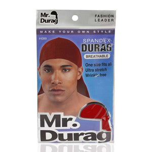 
                  
                    Load image into Gallery viewer, Mr. Durag Spandex Durag Asst Color Durags Mr. Durag Red  
                  
                
