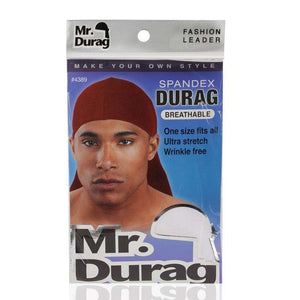 
                  
                    Load image into Gallery viewer, Mr. Durag Spandex Durag Asst Color Durags Mr. Durag White  
                  
                