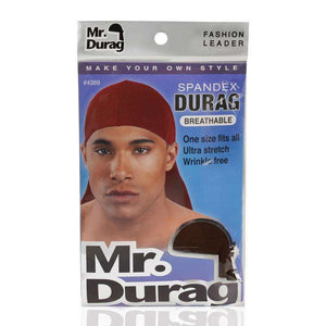 
                  
                    Load image into Gallery viewer, Mr. Durag Spandex Durag Asst Color Durags Mr. Durag Brown  
                  
                