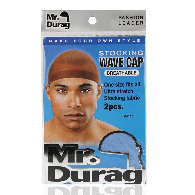 
                  
                    Load image into Gallery viewer, Mr. Durag Stocking Wave Cap 2Pc Asst Color Durags Mr. Durag Sky Blue  
                  
                