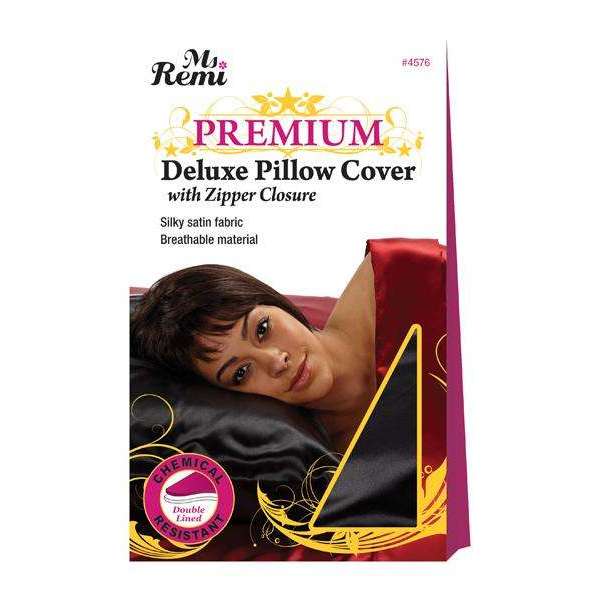 Annie International:Ms. Remi Deluxe Pillow Cover with Zipper Black