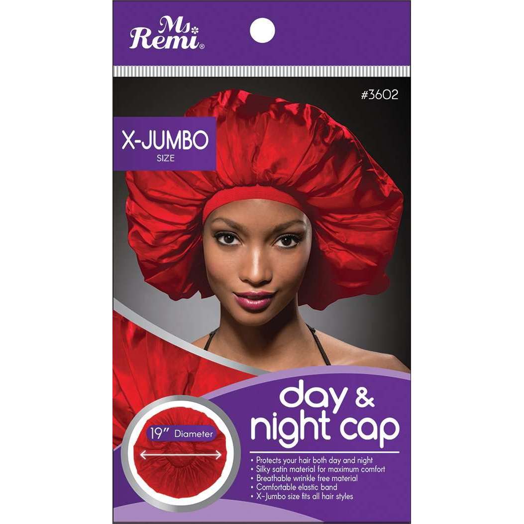 Annie International:Ms. Remi Extra Jumbo Day & Night Cap Asst Color:Red