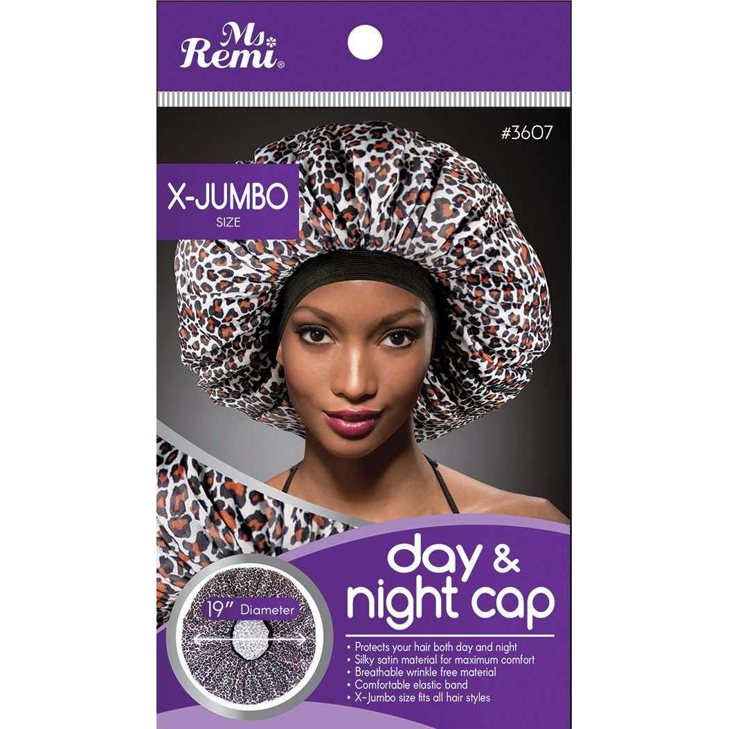 Annie International:Ms. Remi Extra Jumbo Day & Night Cap Leopard