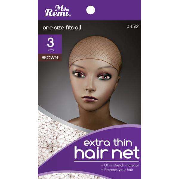 Annie International:Ms. Remi Extra Thin Net 3Pc Brown