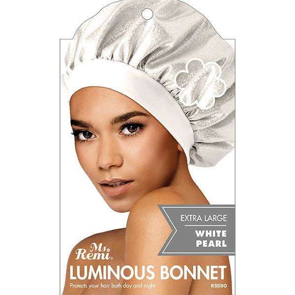 Annie International:Ms. Remi Luminous Bonnet XL White