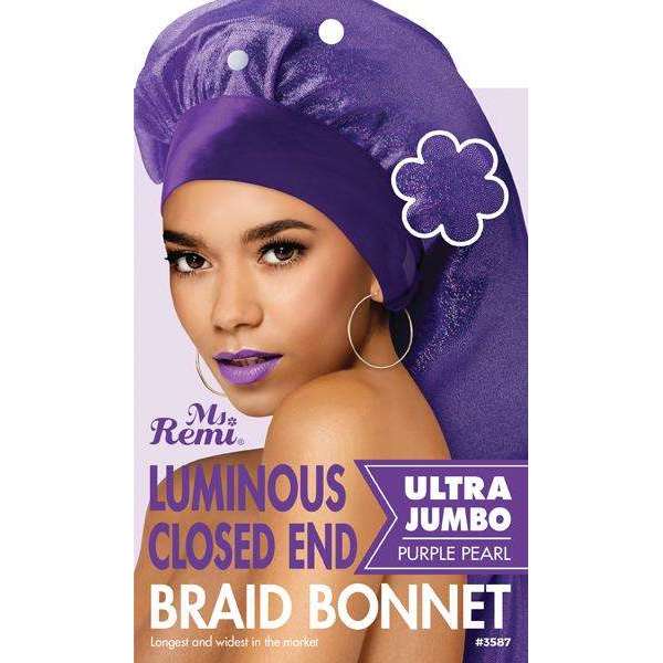 Ms. Remi Luminous Braid Ultra Jumbo, Assorted Bonnets Ms. Remi Purple