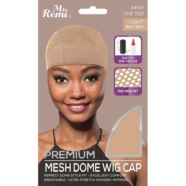 Annie International:Ms. Remi Mesh Dome Wig Cap Light Brown