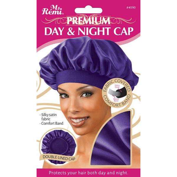 Annie International:Ms. Remi Premium Day And Night Cap Asst Color:Purple