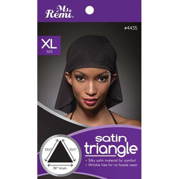 Annie International:Ms. Remi Satin Triangle Xl Black