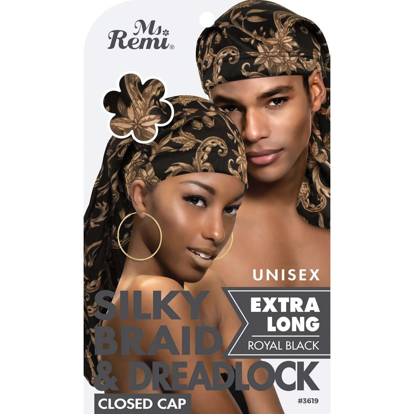 Ms. Remi Silky Braid and Dreadlocks Closed Cap Asst Color Bonnets Ms. Remi Royal Black