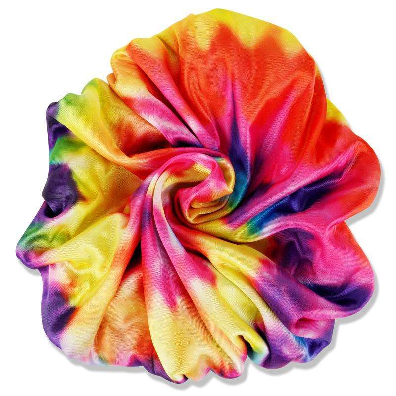 
                  
                    Load image into Gallery viewer, Ms. Remi Silky Satin Tie Dye Bonnet X-Jumbo Size Assorted Color Bonnets Ms. Remi   
                  
                