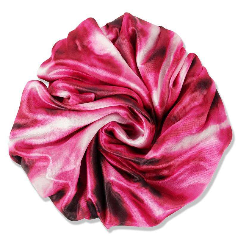 
                  
                    Load image into Gallery viewer, Ms. Remi Silky Satin Tie Dye Bonnet X-Jumbo Size Assorted Color Bonnets Ms. Remi   
                  
                