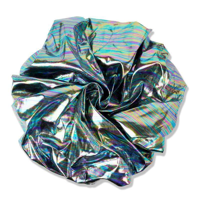 Ms. Remi Silky Satin Vivid Bonnet XL Platinum Zebra Bonnets Ms. Remi
