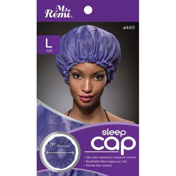 Annie International:Ms. Remi Sleep Cap Large, 1 Count Bonnet, Assorted Color:Purple