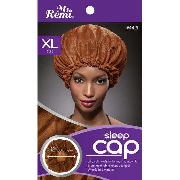 Annie International:Ms. Remi Sleep Cap Xl Asst Color:Brown