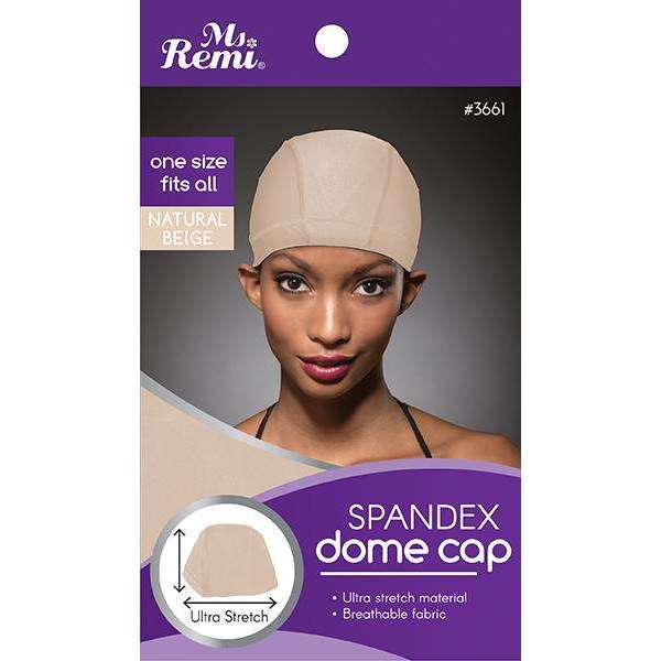 Annie International:Ms. Remi Spandex Dome Cap Natural Beige