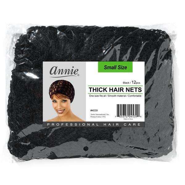 Ms. Remi Thick Hair Net Small 12ct Black Hair Nets Ms. Remi   