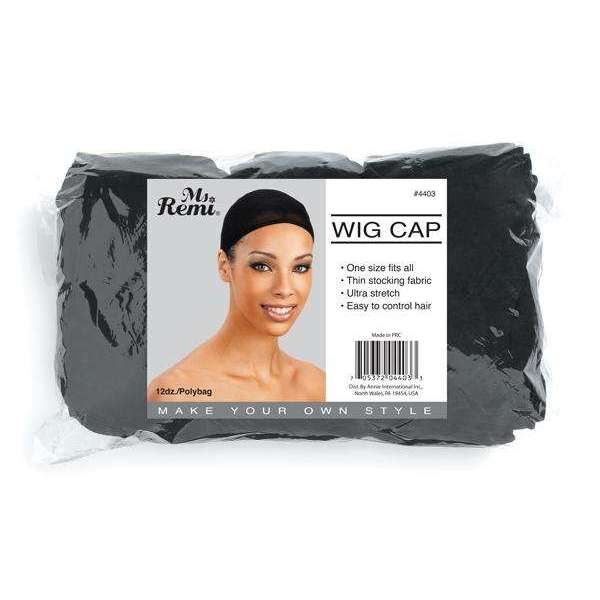Annie International:Ms. Remi Wig Caps Bulk 144Pc Black
