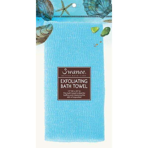Swanee Exfoliating Bath Towel Asst Color Swanee Teal