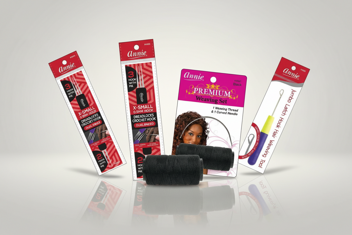 Hair Thread Accessory Hair Weaving Tools Needles Thread Extension Supplies - Annie ...