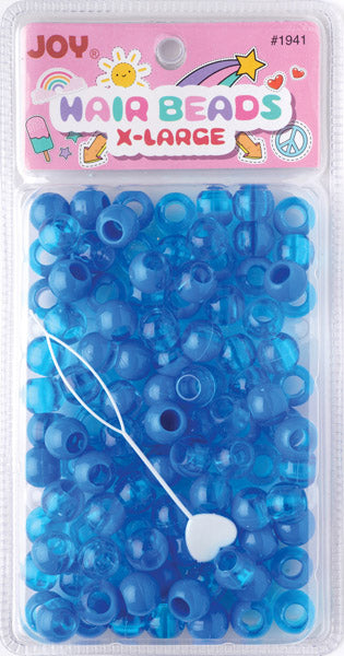 Joy Cuentas Redondas De Plástico XL Dos Tonos Azul Vivo