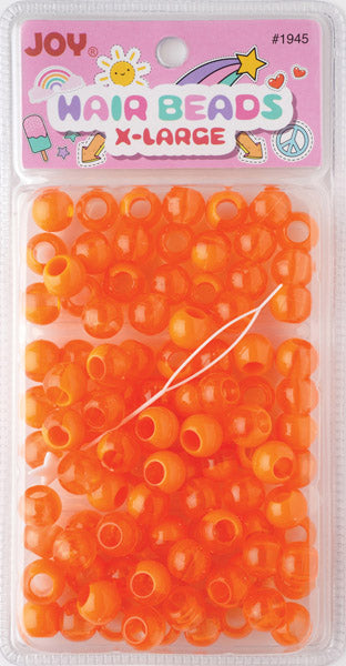 Joy Cuentas Redondas De Plástico XL Dos Tonos Naranja Vivo