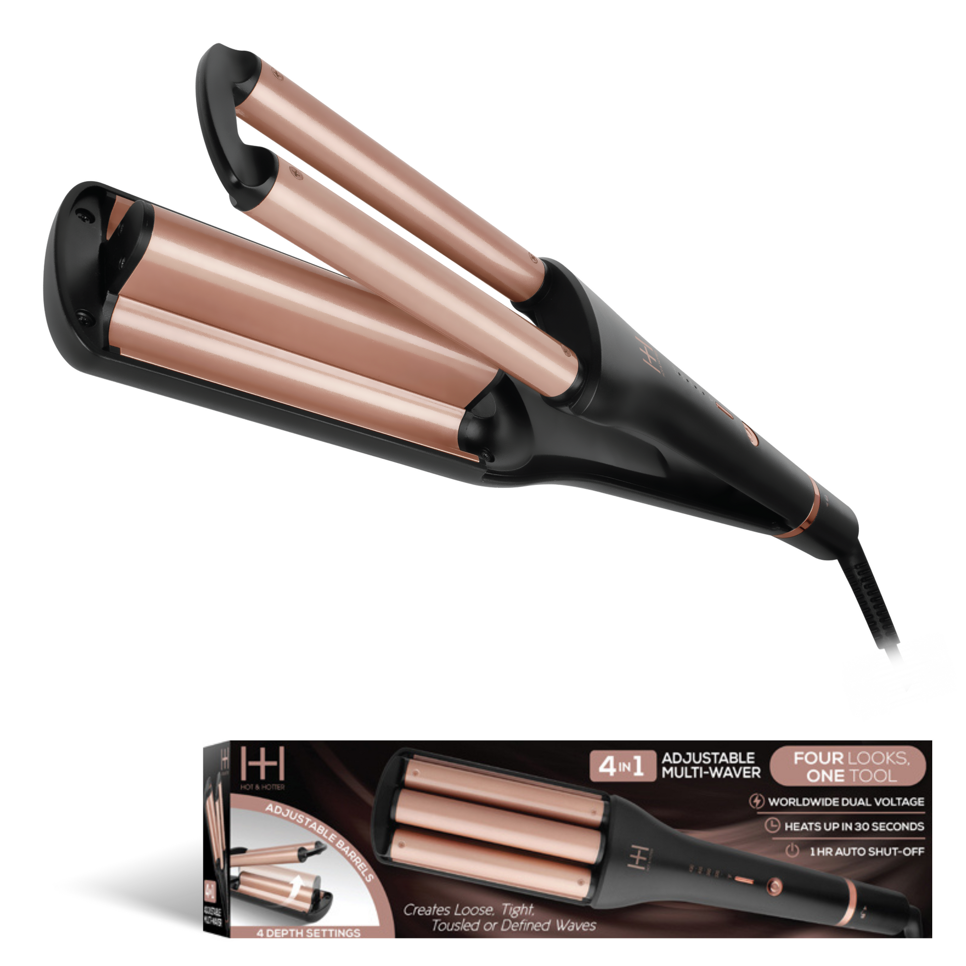 Inch Curling Hot Tools Rose Gold Curling Iron Rose Gold Waving