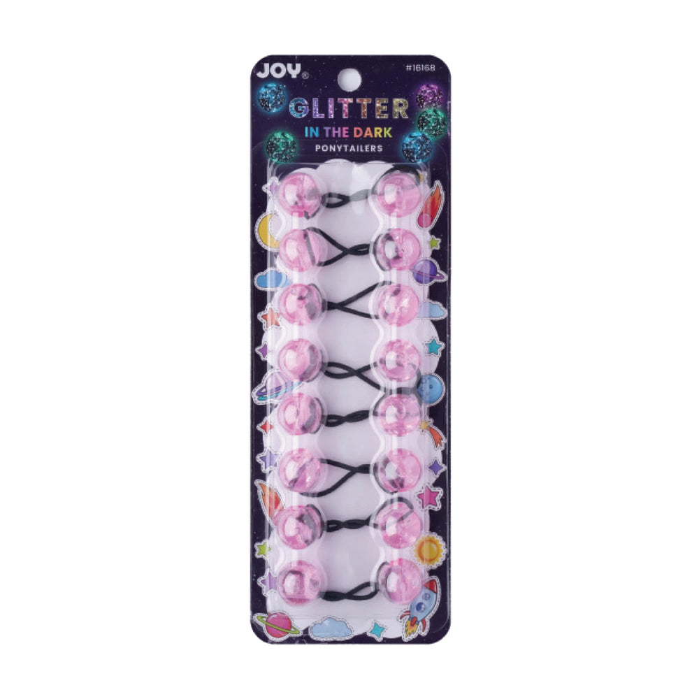 
                  
                    Load image into Gallery viewer, Joy Twin Beads Ponytailer 20mm 8ct Glitter Glow
                  
                