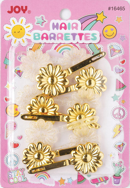 Pasador Joy Daisy en oro de 12 quilates