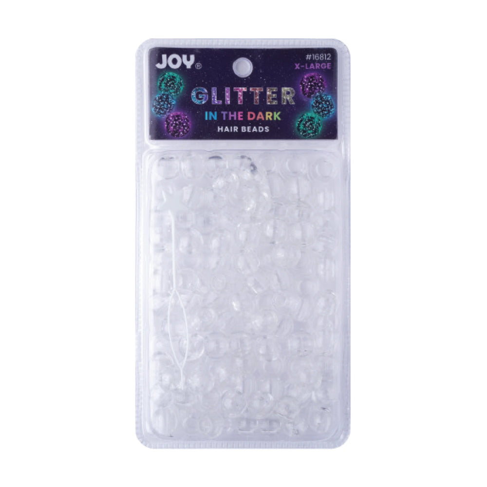 
                  
                    Load image into Gallery viewer, Joy Round Beads XL Glitter Glow Beads Joy Clear  
                  
                