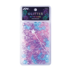 
                  
                    Load image into Gallery viewer, Joy Round Beads XL Glitter Glow Beads Joy Pastel  
                  
                