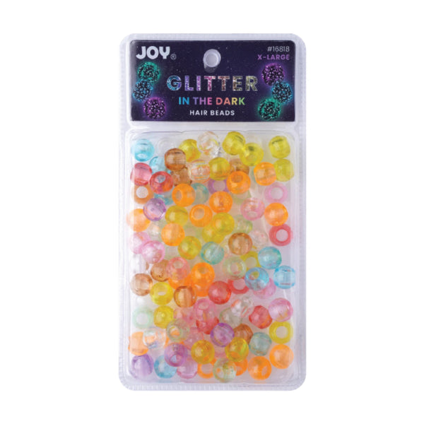 Joy Round Beads XL Glitter Glow