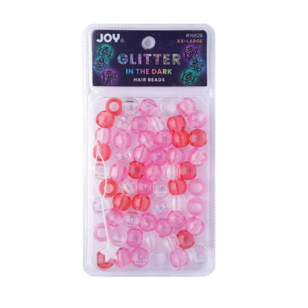 Joy Round Beads XXLarge Glitter Glow Beads Joy   